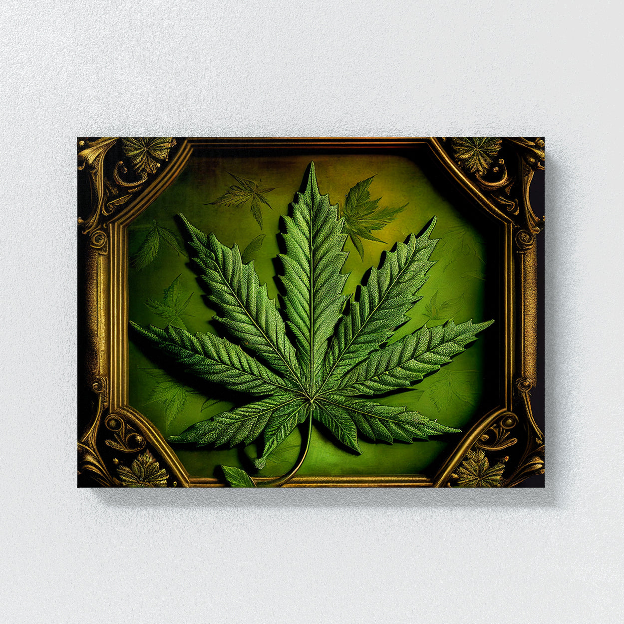 weed leaf art