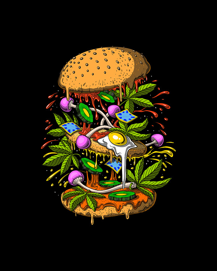 The to Trippy Weed Art