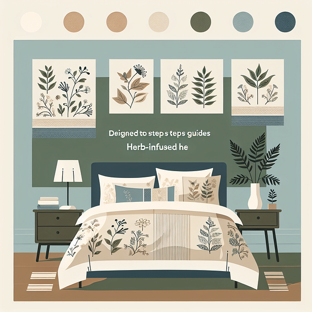 finished weed-infused bedding with pillows and throws