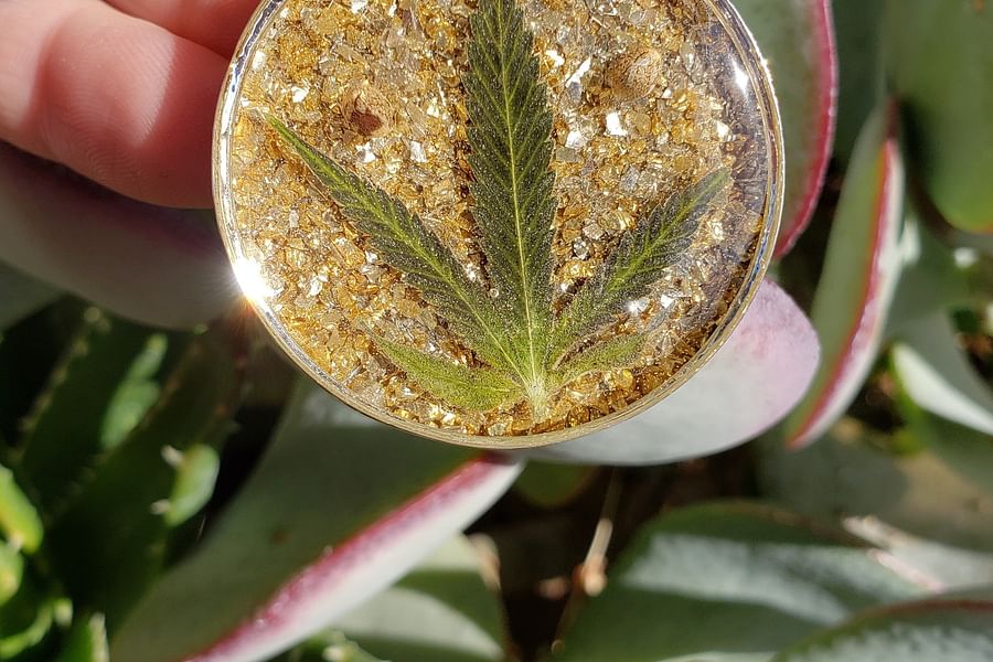 cannabis themed jewelry