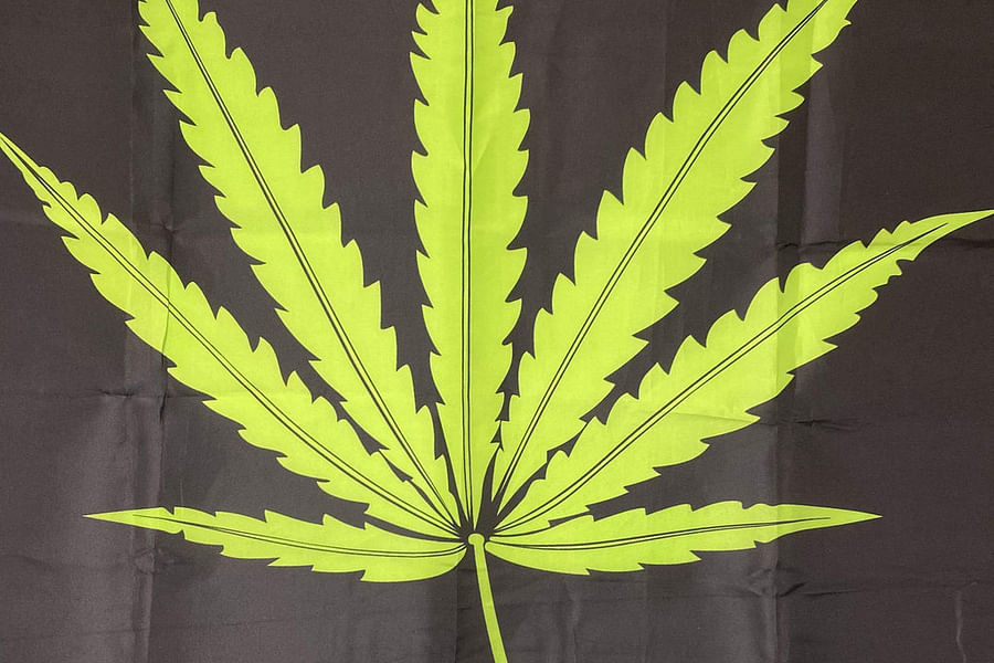 marijuana leaf leather jacket
