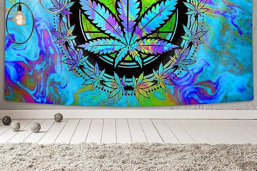 Weed Leaf Wall Art