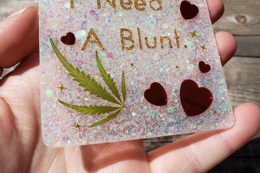 Weed-Themed Coasters