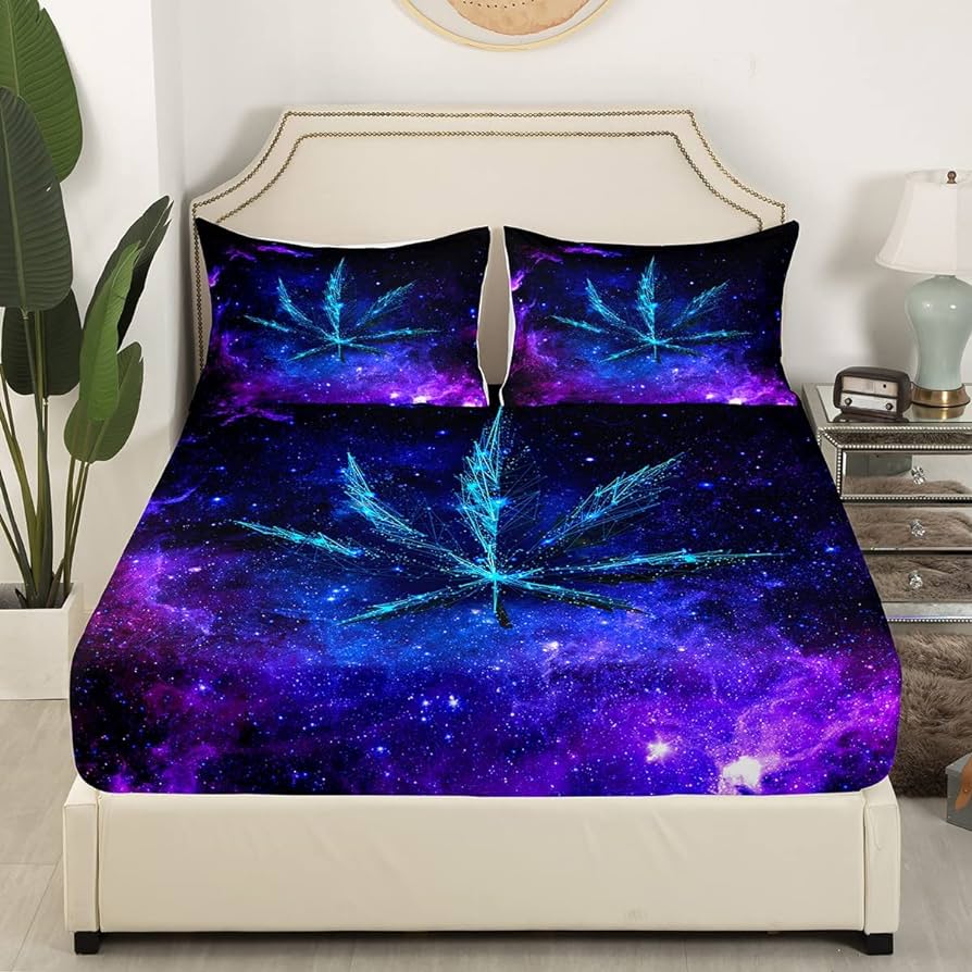 galaxy weed bedding