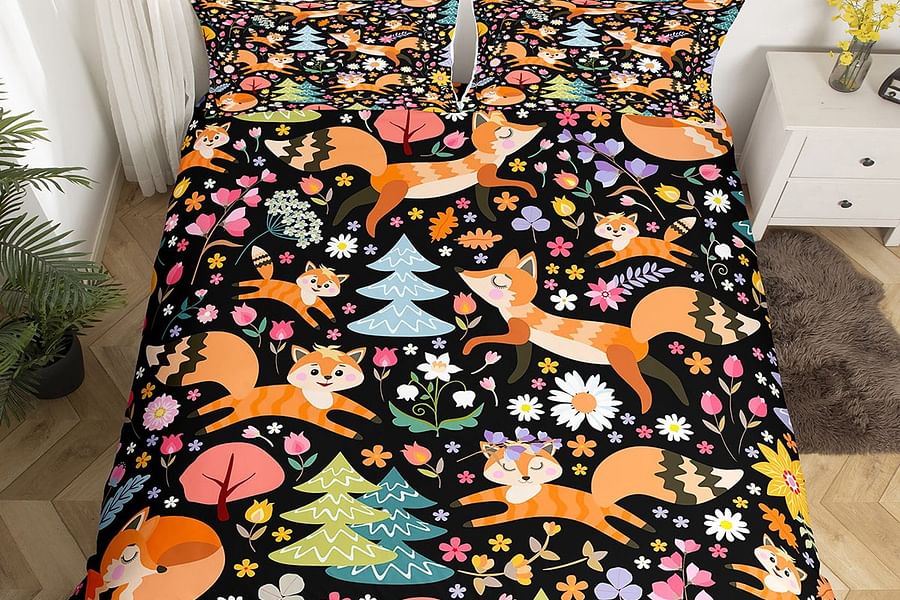 watercolor weed bedding