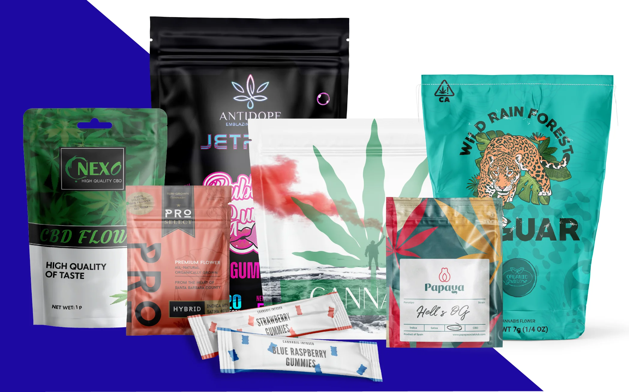 artisanal cannabis packaging design