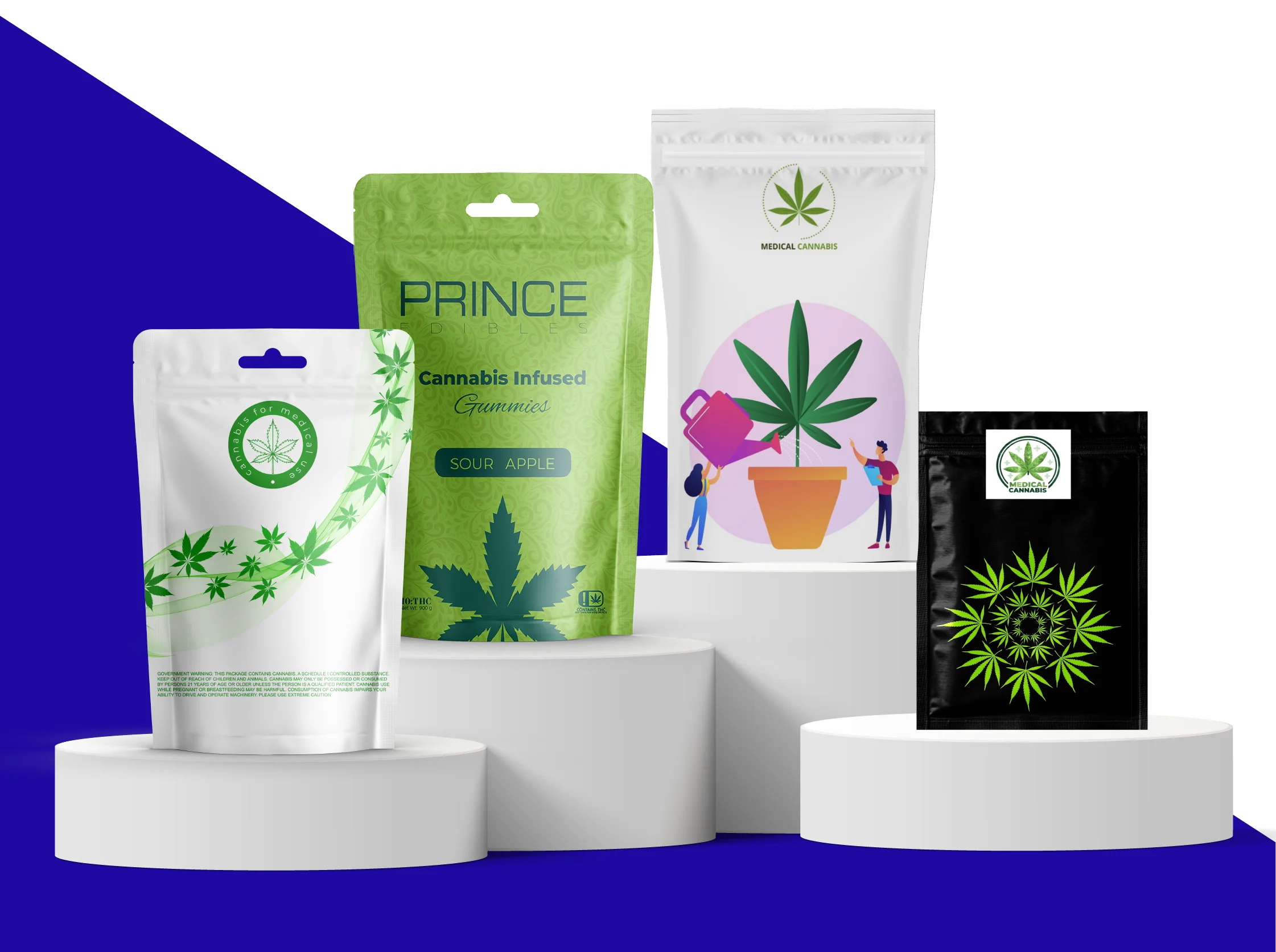 cannabis edibles packaging design