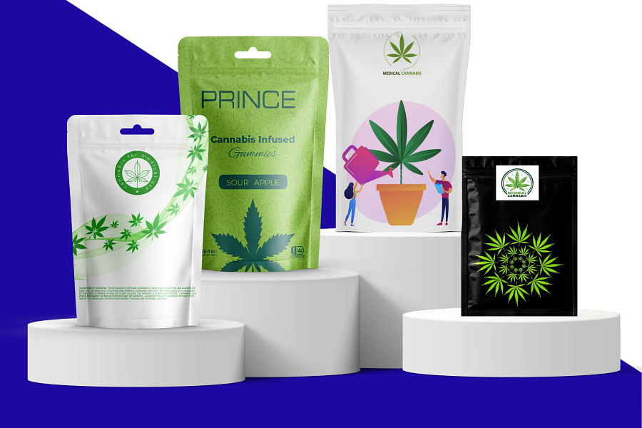 cannabis edibles packaging design