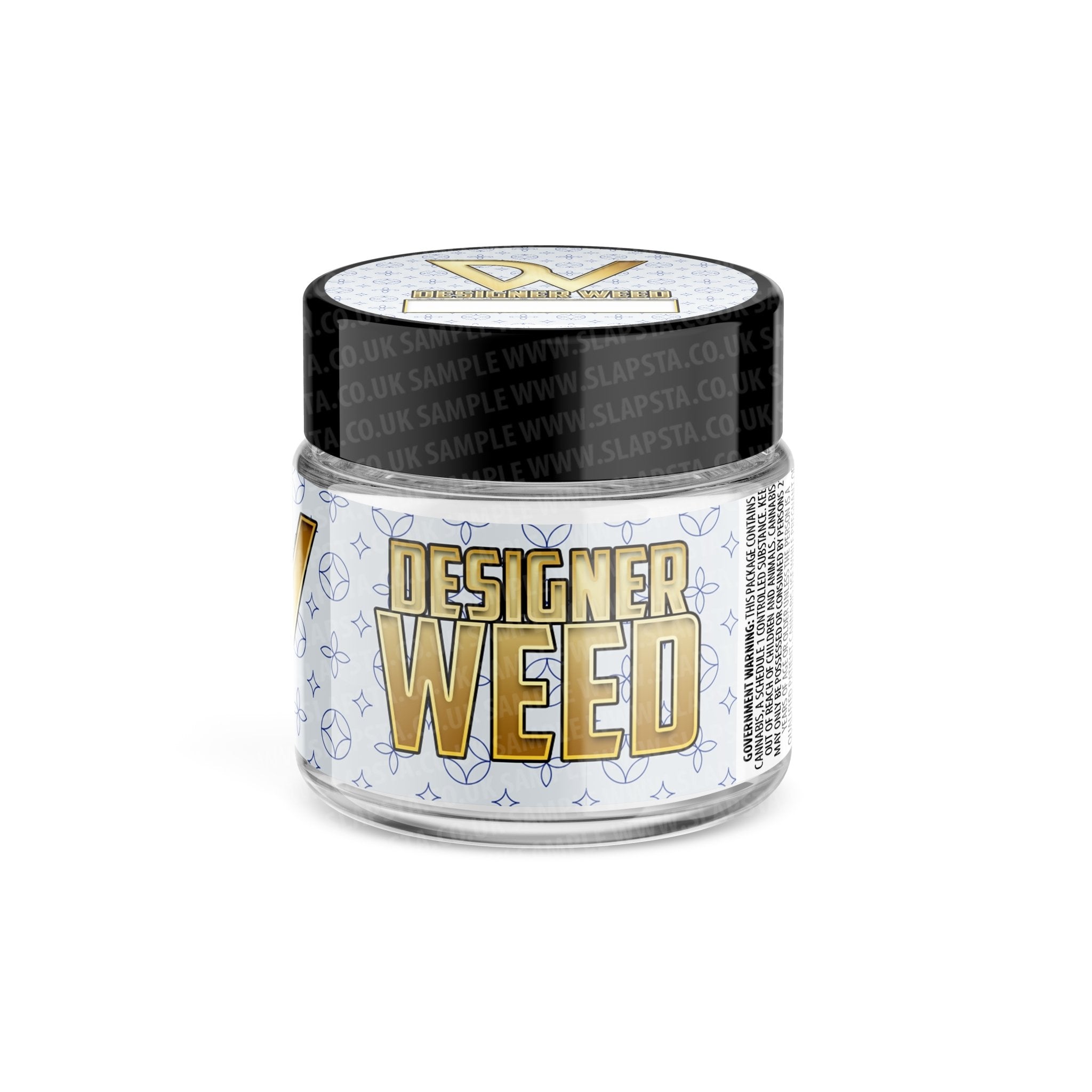 recycled glass cannabis jars