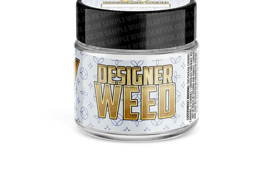 recycled glass cannabis jars