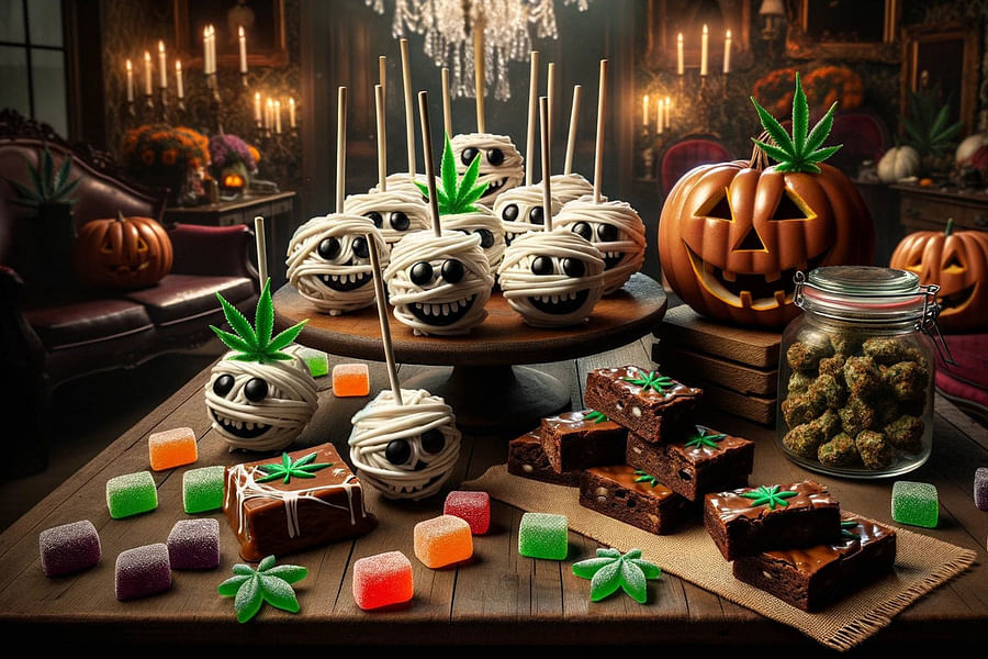 themed cannabis edibles