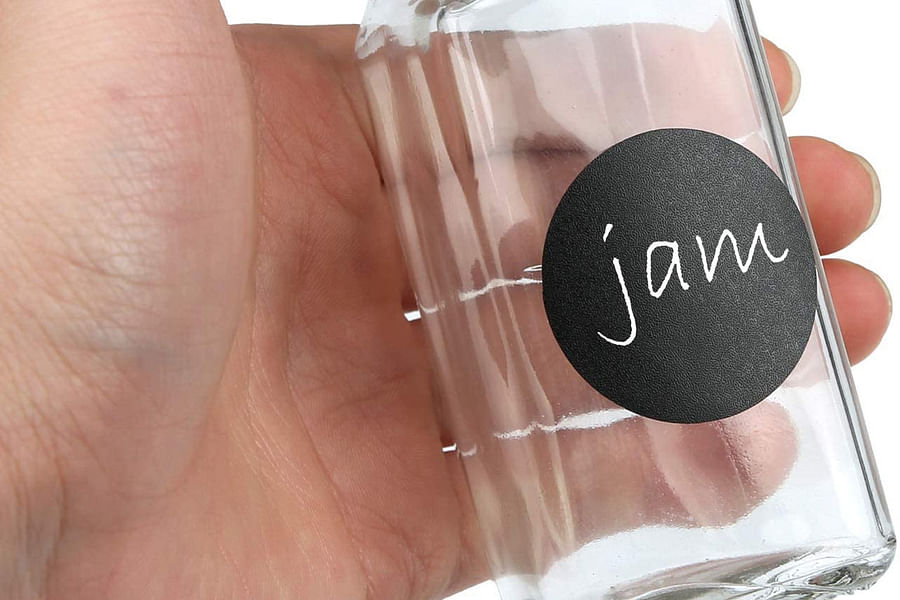 airtight glass herb jars