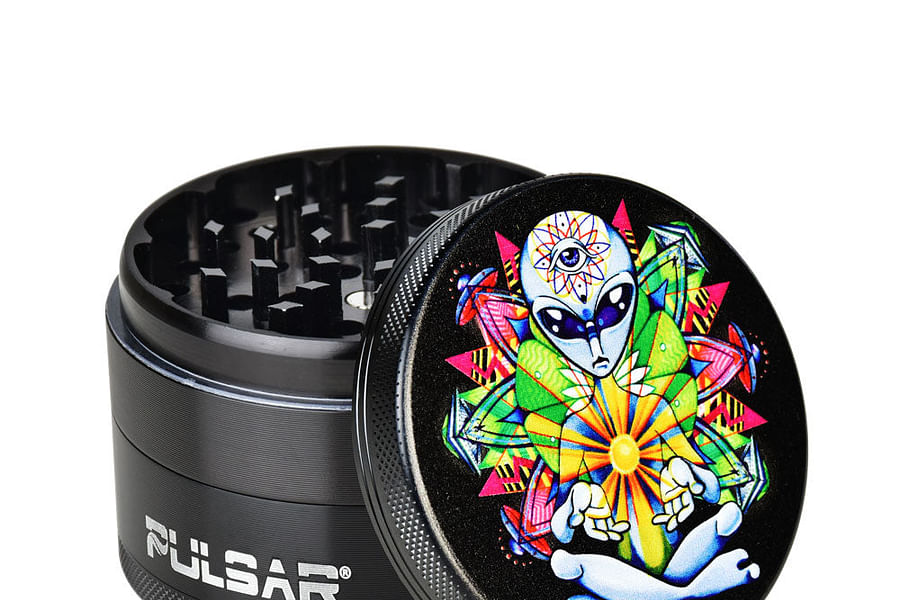 herb grinder art design