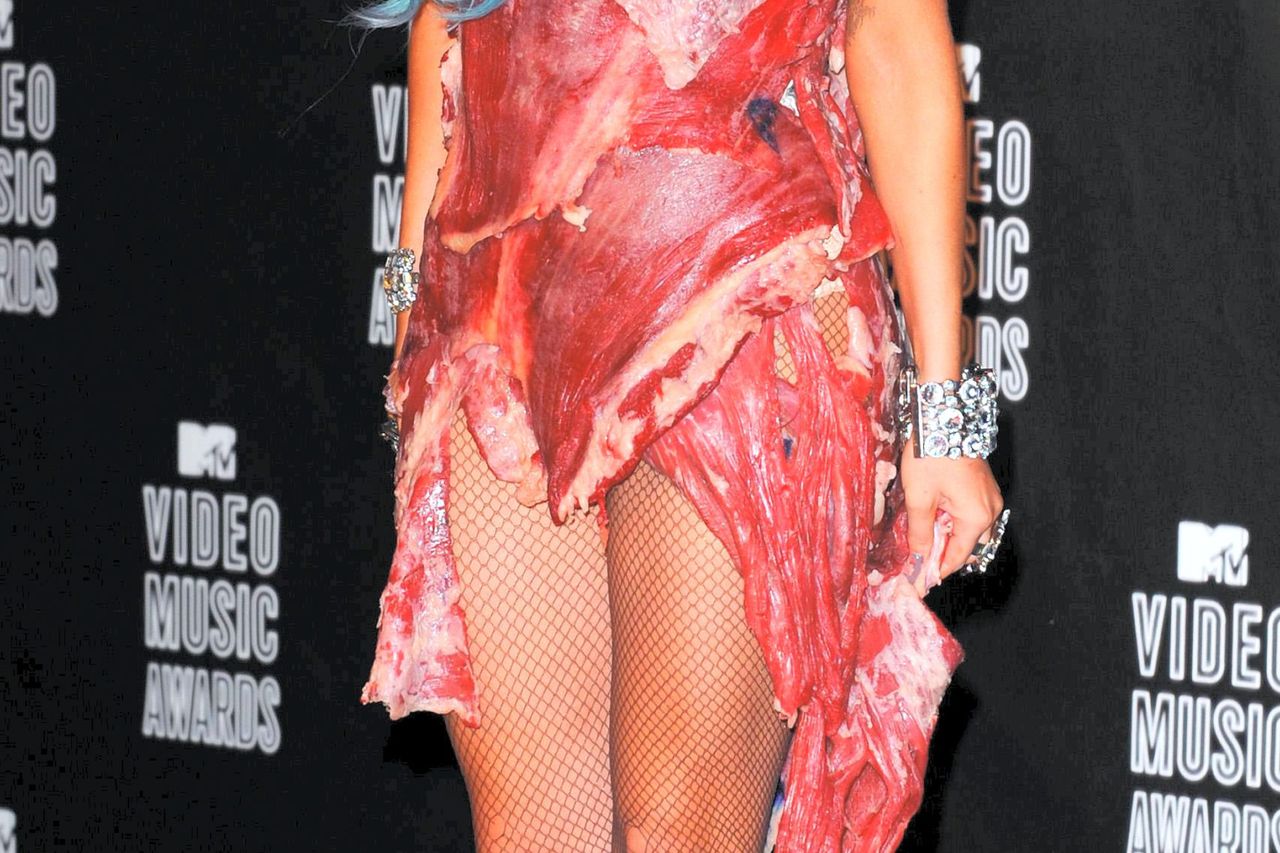 Lady Gaga weed dress