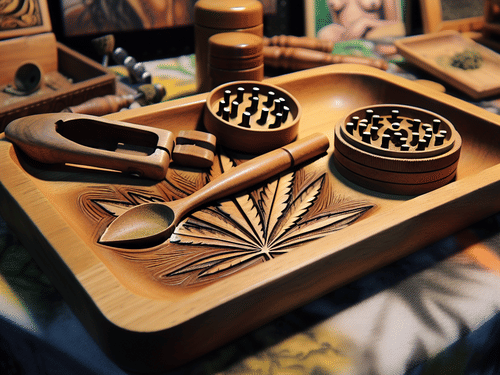 DIY Weed Tray Sets: Combining Art and Utility with Homemade Craft