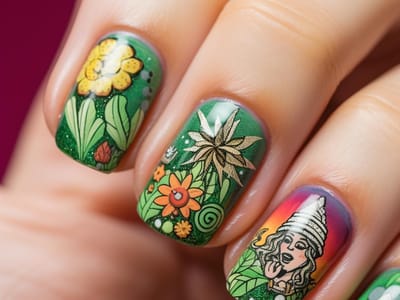 Make a Statement with Weed Design Nails: A Trendsetter's Guide