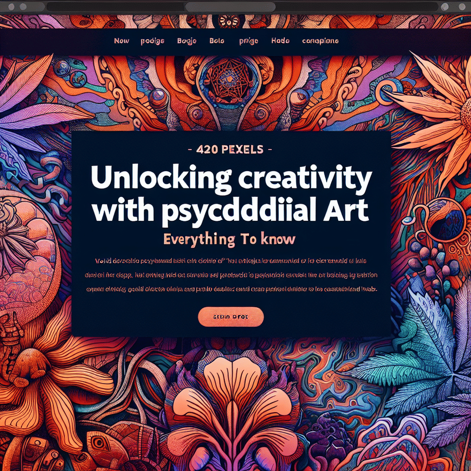 Unlocking Creativity with Trippy Weed Art: Everything You Need to Know