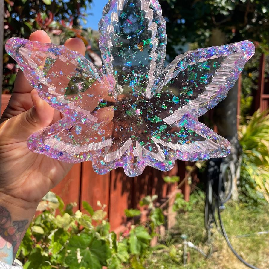 Artistically designed weed ashtray