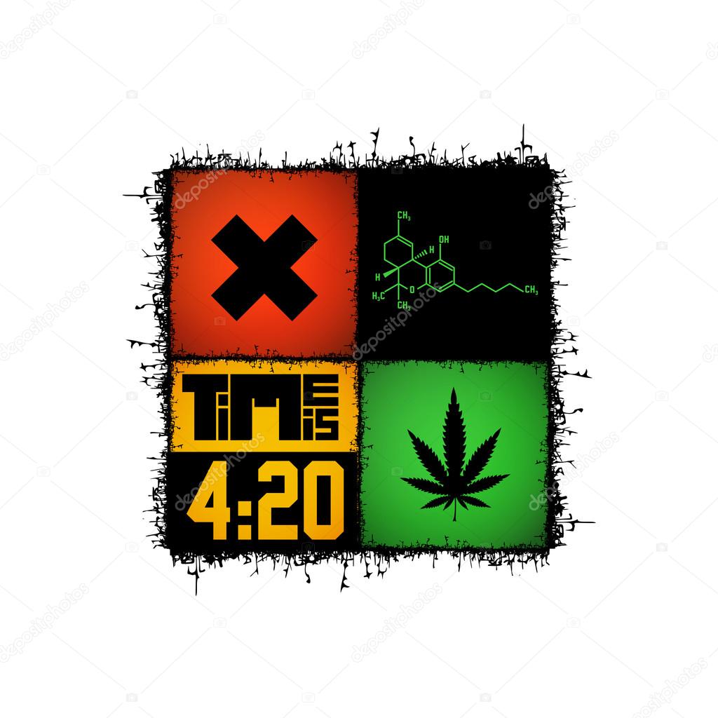 Collection of popular weed logo designs from 420 Pixels